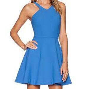 Elizabeth and James Sonya Skater Dress Lapis Revolve Mini Sleeveless Women 6